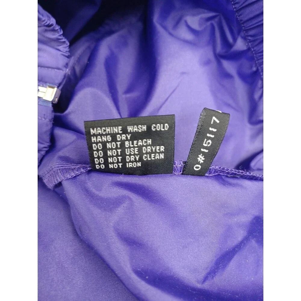 Mardi Grass The Krewe Of Centaur Full Zip Purple Windbreaker Jacket Sz L Nylon